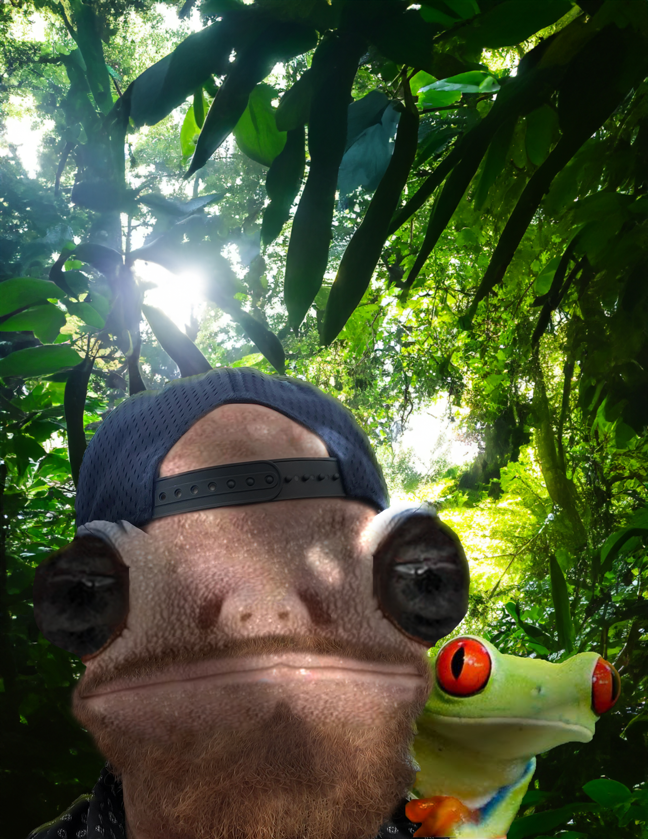Froggy self portrait
